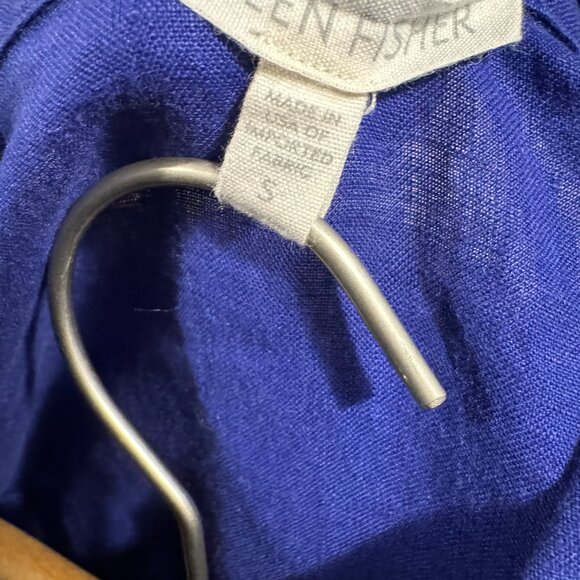 Eileen Fisher Casual A-Line Linen Blouse - Picture 5 of 6